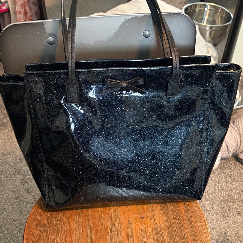 Kate Spade Shimmering Navy Tote